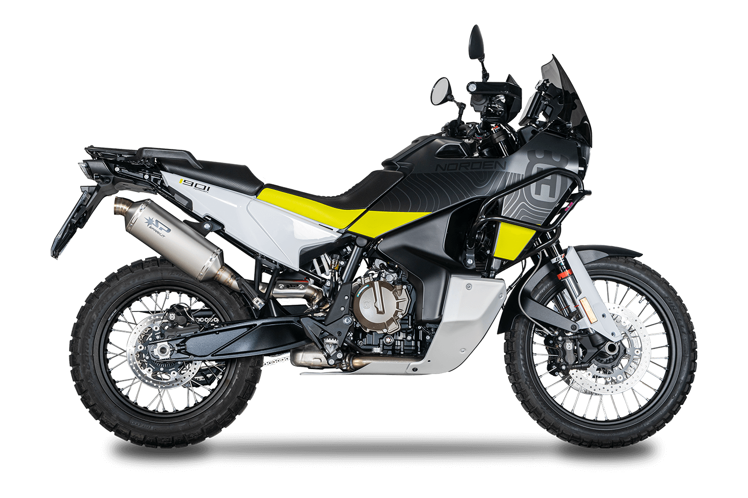 HUSQVARNA NORDEN 901 EGZOZ | SLIP-ON ''DAKAR''  (22-24)