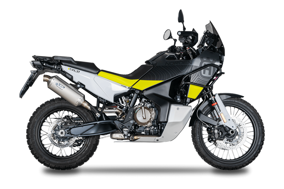 HUSQVARNA NORDEN 901 EGZOZ | SLIP-ON ''DAKAR''  (22-26)