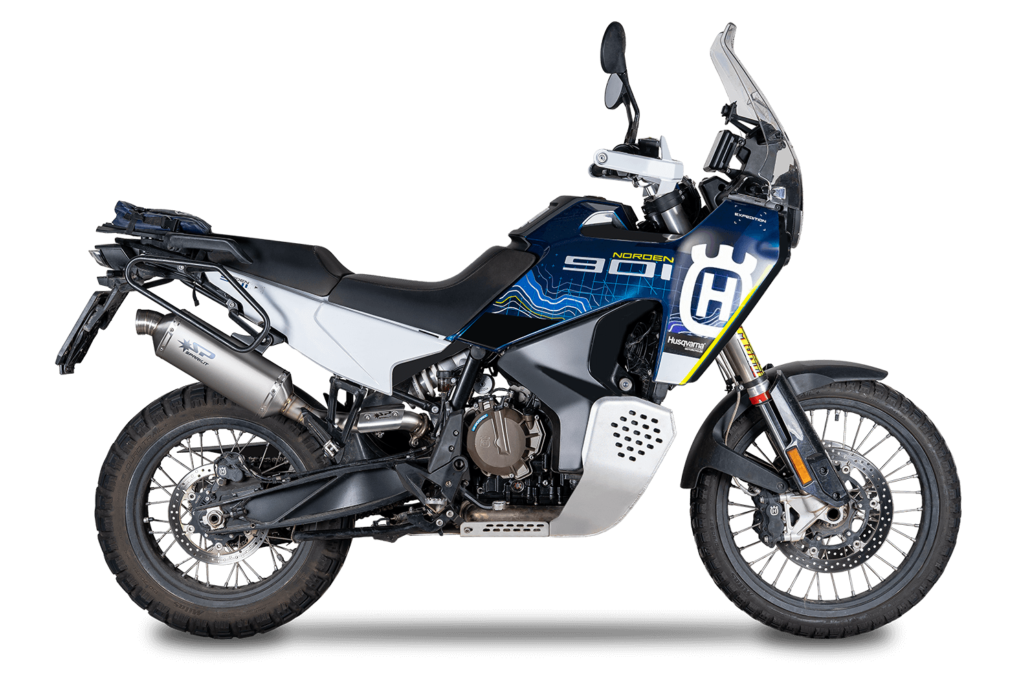 HUSQVARNA NORDEN 901 EGZOZ | SLIP-ON ''DAKAR''  (22-26)