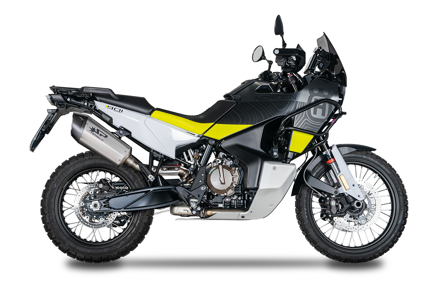 HUSQVARNA NORDEN 901 EGZOZ | SLIP-ON '' FIGHTER EVO''  (22-24)