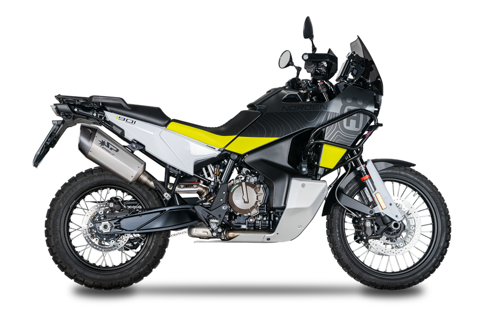 HUSQVARNA NORDEN 901 EGZOZ | SLIP-ON '' FIGHTER EVO''  (22-24)