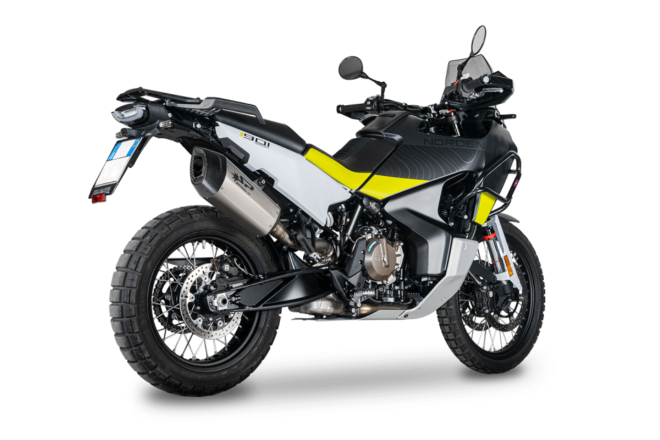 HUSQVARNA NORDEN 901 EGZOZ | SLIP-ON '' FIGHTER EVO''  (22-24)