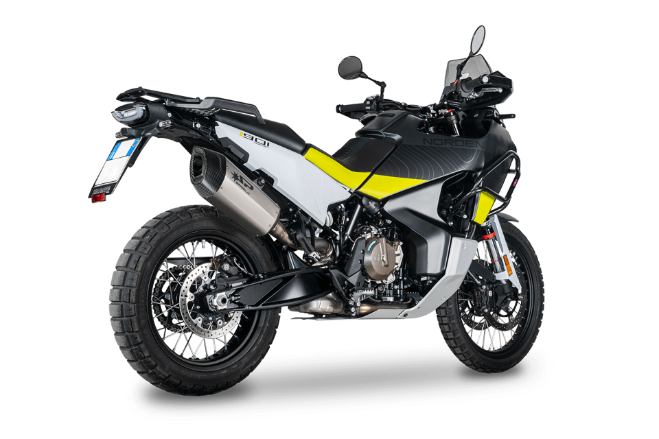 HUSQVARNA NORDEN 901 EGZOZ | SLIP-ON '' FIGHTER EVO''  (22-24)