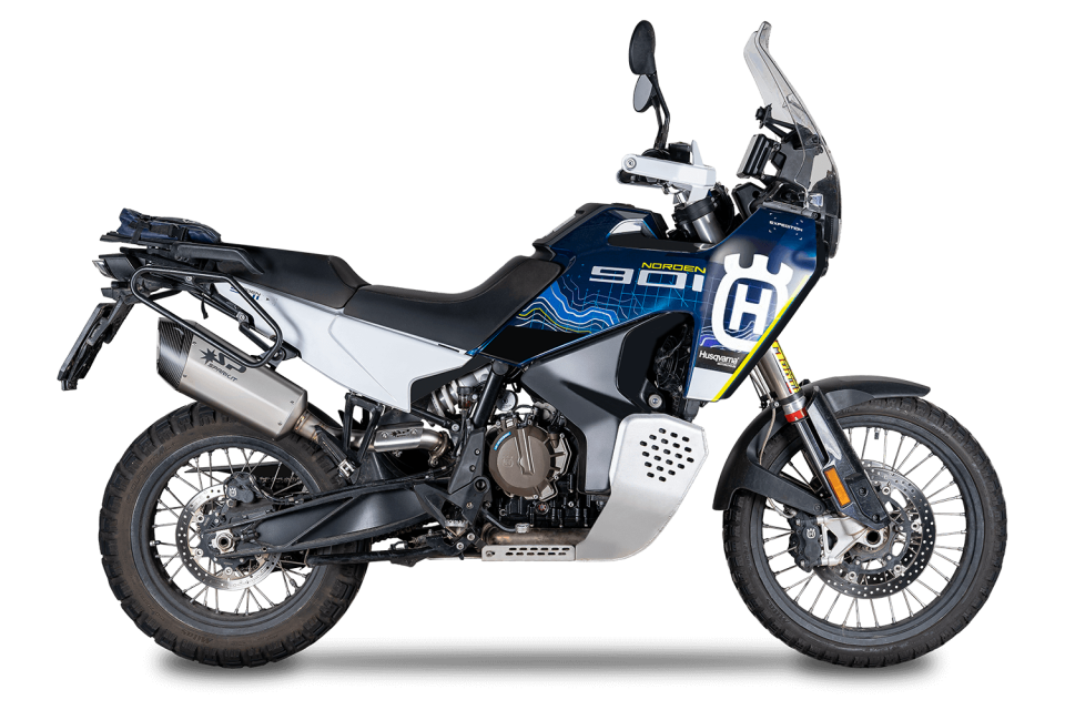 HUSQVARNA NORDEN 901 EGZOZ | SLIP-ON '' FIGHTER EVO''  (22-26)