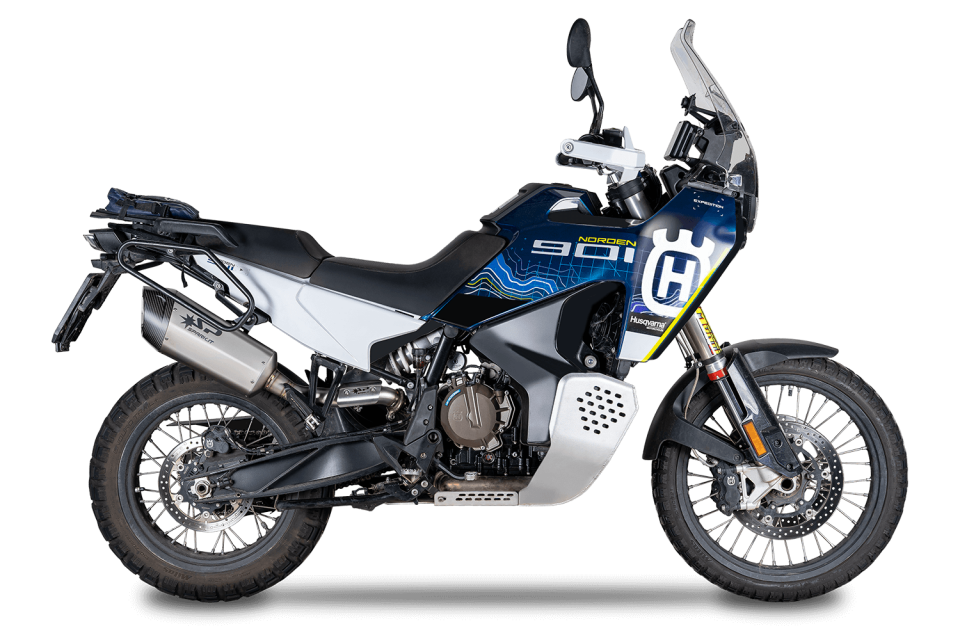 HUSQVARNA NORDEN 901 EGZOZ | SLIP-ON '' FIGHTER EVO''  (22-26)