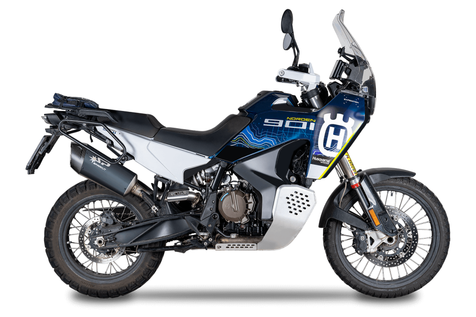 HUSQVARNA NORDEN 901 EGZOZ | SLIP-ON '' FIGHTER EVO''  (22-26)