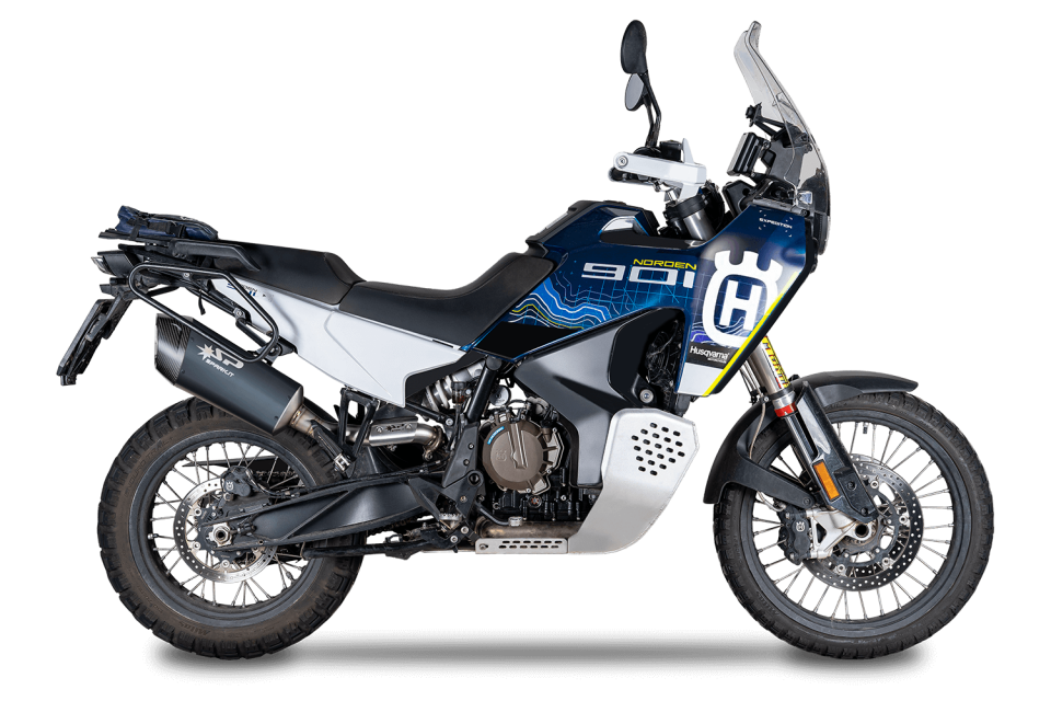 HUSQVARNA NORDEN 901 EGZOZ | SLIP-ON '' FIGHTER EVO''  (22-26)