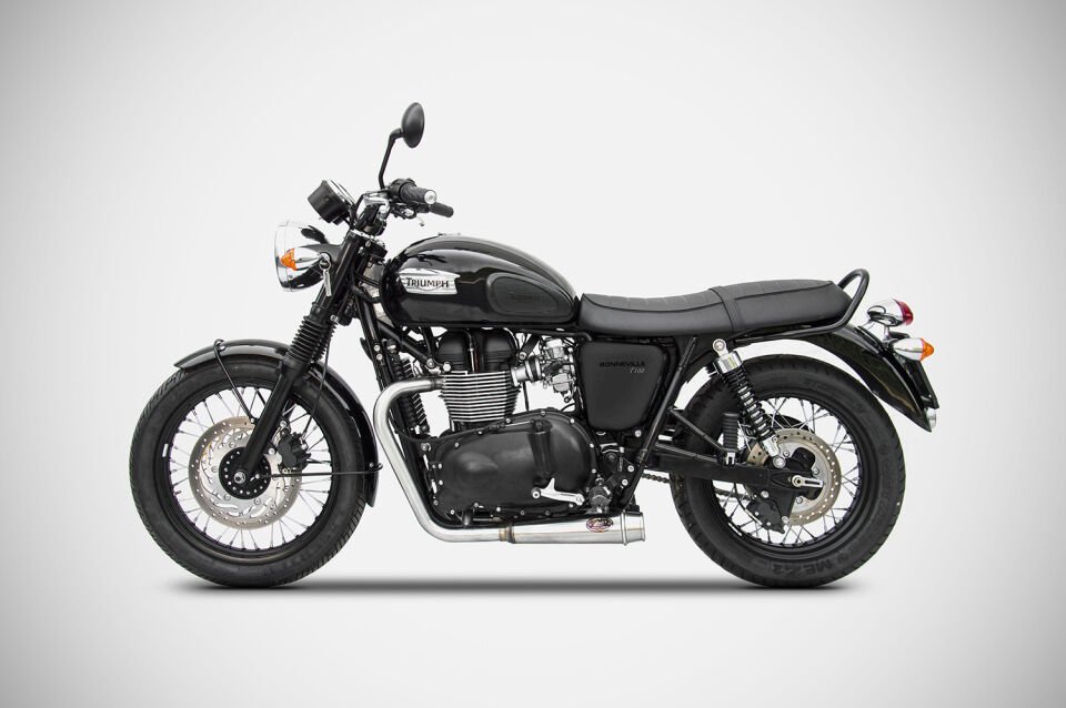 TRIUMPH BONNEVILLE T100 | FULL SİSTEM EGZOZ (ENJEKSİYON)  (08-16)