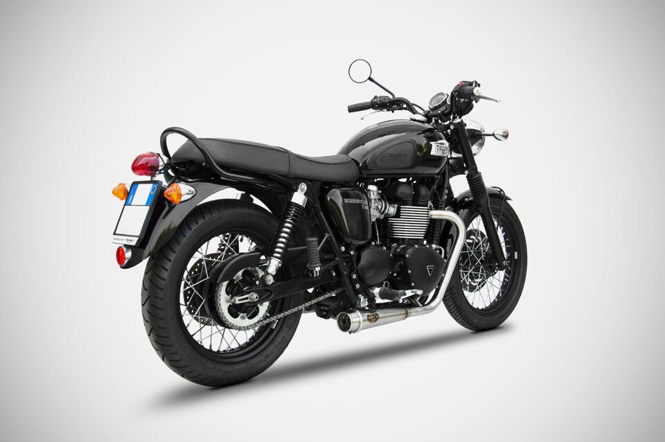TRIUMPH BONNEVILLE T100 | FULL SİSTEM EGZOZ (ENJEKSİYON)  (08-16)