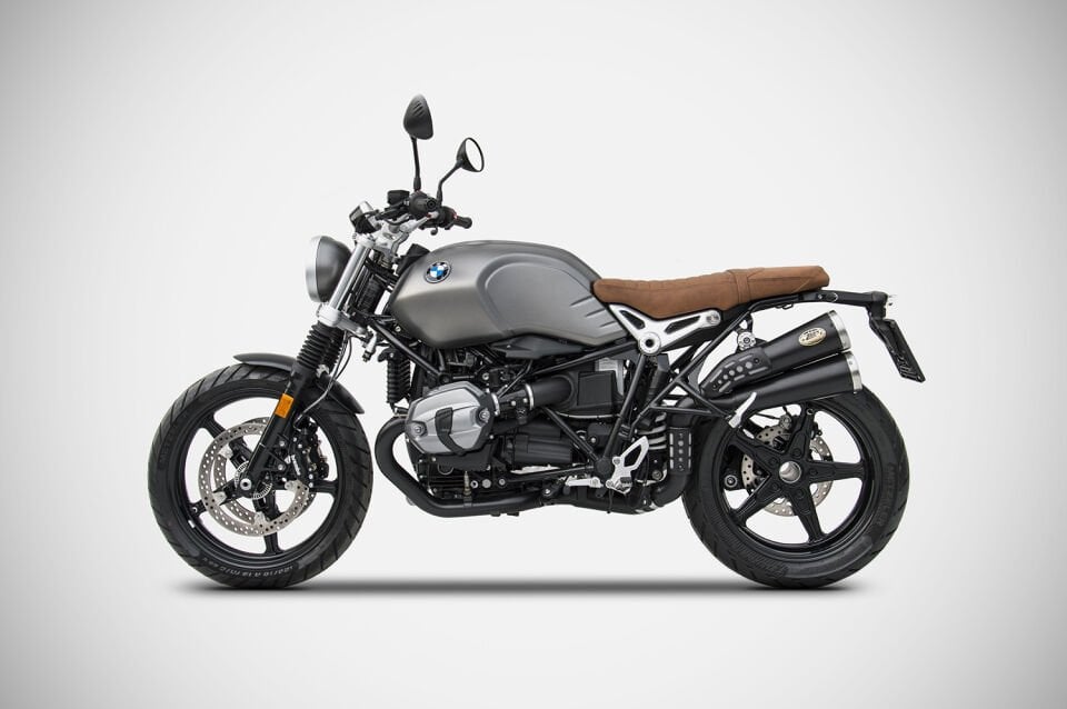 BMW R nine T Scrambler EGZOZ | ''THUNDERBOLT'' SLIP-ON (21-23)