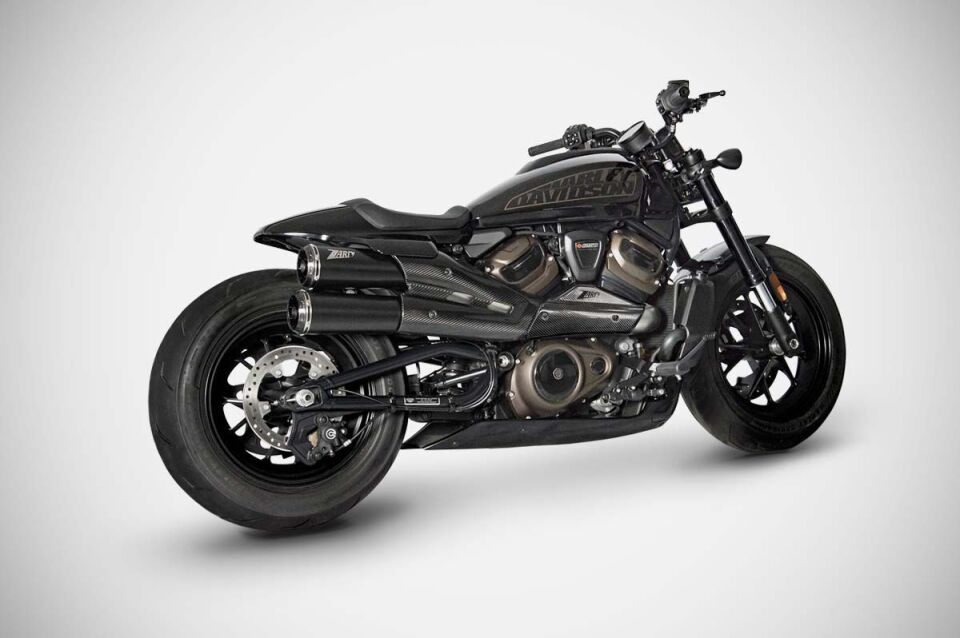 SPORTSTER S EGZOZ | ''TOP GUN'' SLIP-ON SISTEM (25-26)