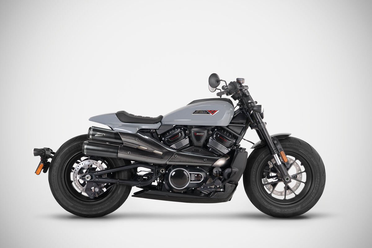 SPORTSTER S EGZOZ | ''TOP GUN'' SLIP-ON SISTEM (25-26)