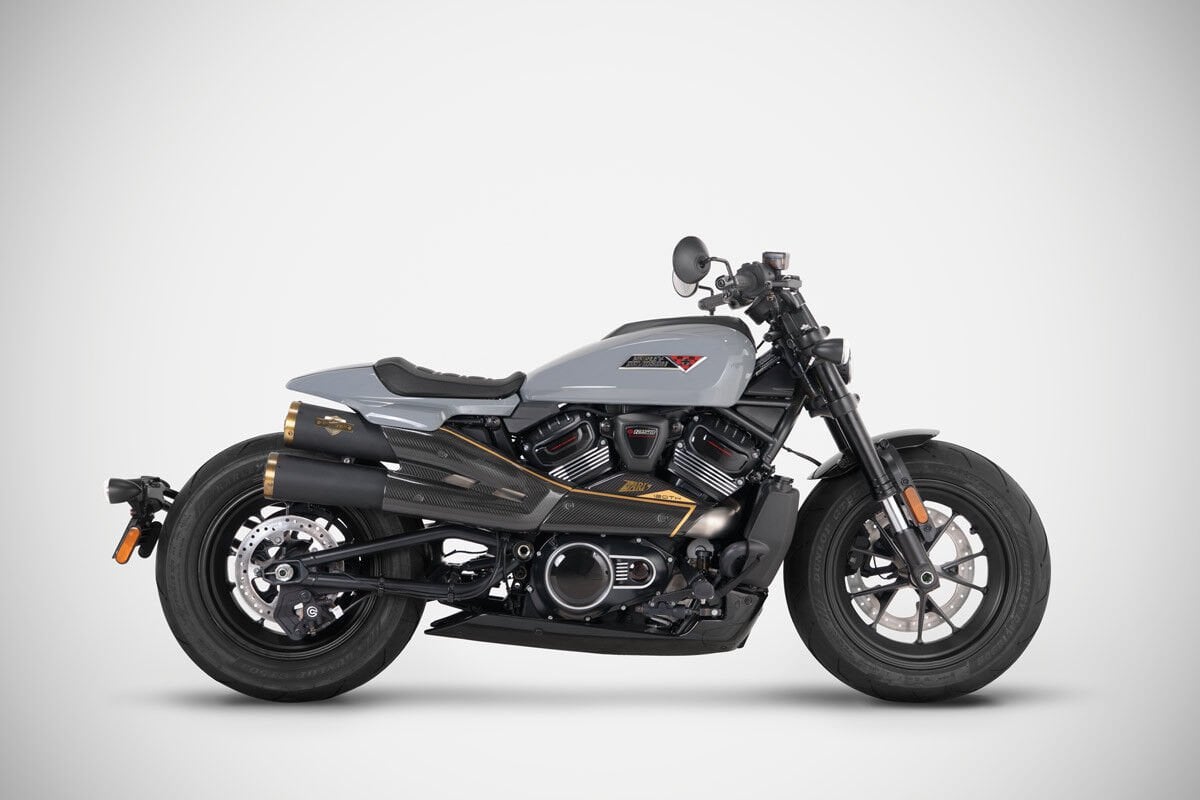 SPORTSTER S EGZOZ | ''120TH'' SLIP-ON SISTEM (25-26)