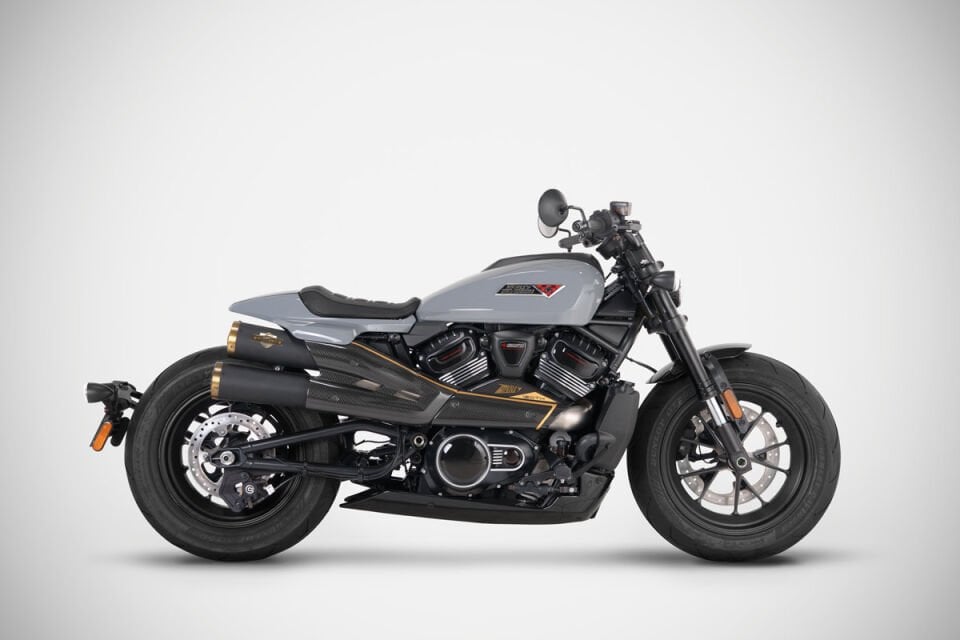 SPORTSTER S EGZOZ | ''120TH'' SLIP-ON SISTEM (25-26)
