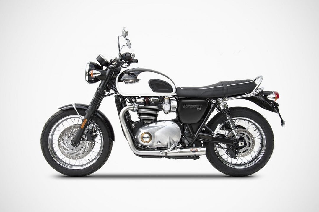 TRIUMPH BONNEVILLE T120 EGZOZ | OEM KATALIZOR SLIP-ON  (16-20)
