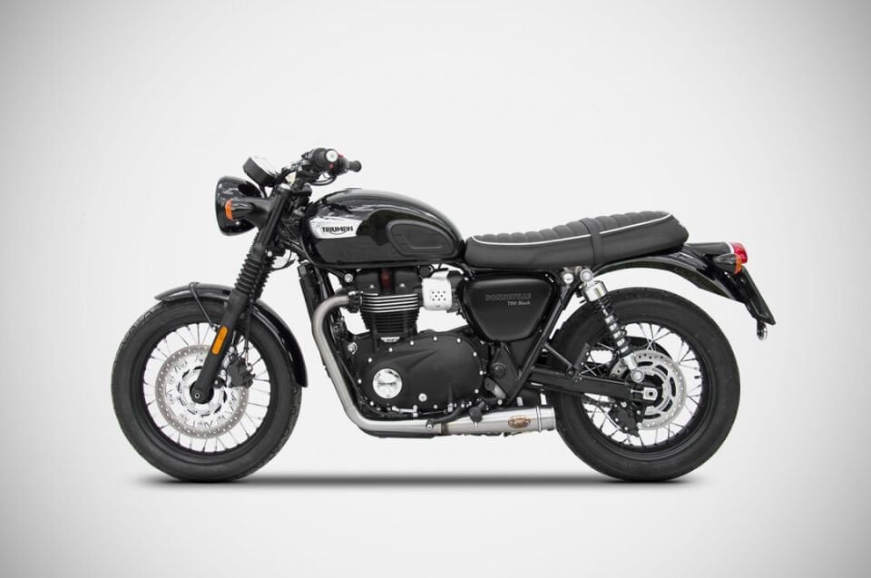 TRIUMPH BONNEVILLE T100 EGZOZ | OEM KATALIZOR SLIP-ON  (17-20)