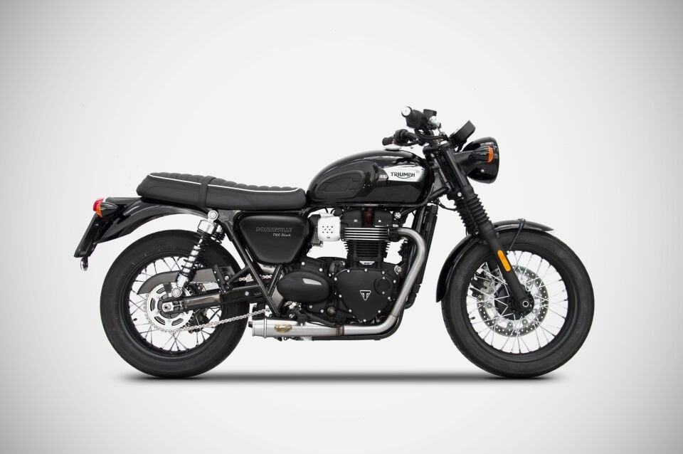 TRIUMPH BONNEVILLE T100 EGZOZ | OEM KATALIZOR SLIP-ON  (17-20)
