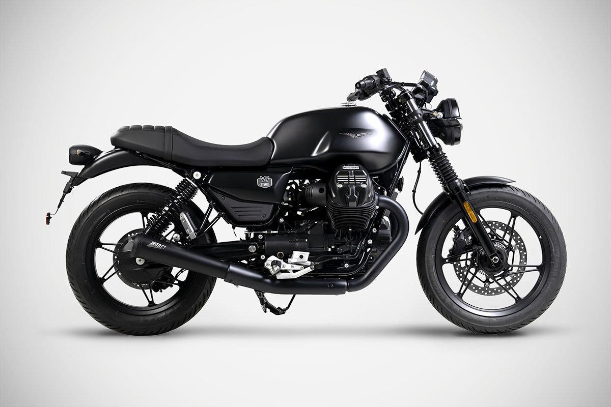 MOTO GUZZI V7 850 EGZOZ | ''TROFEO'' SLIP-ONS (2026)