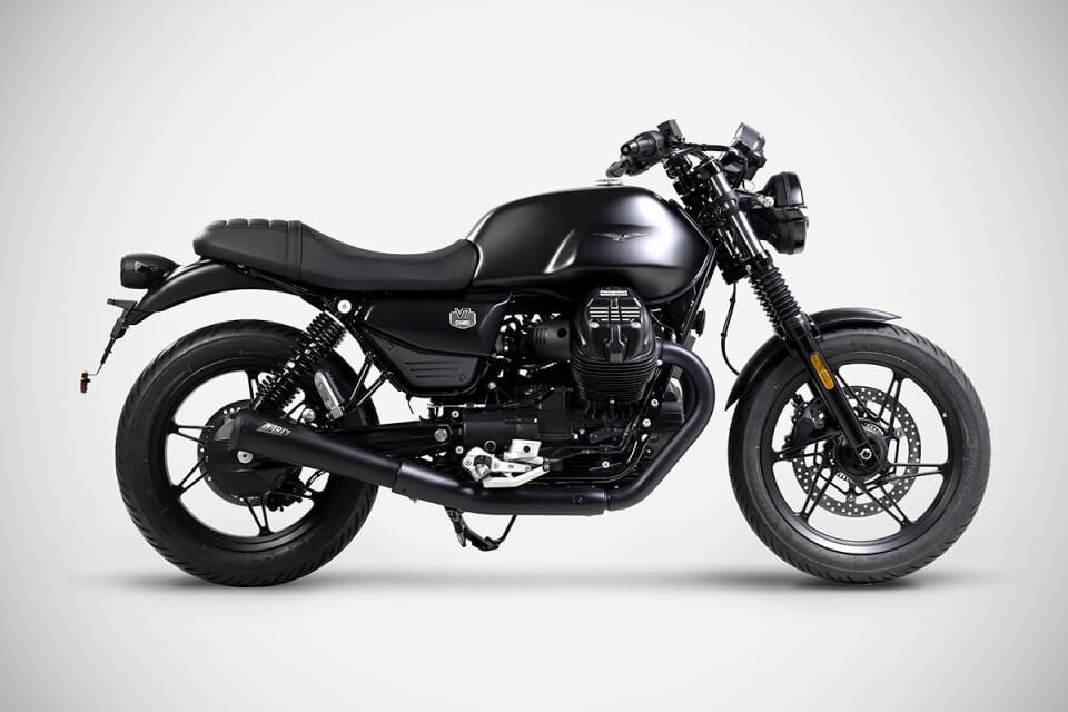MOTO GUZZI V7 850 EGZOZ | ''TROFEO'' SLIP-ONS (2025)