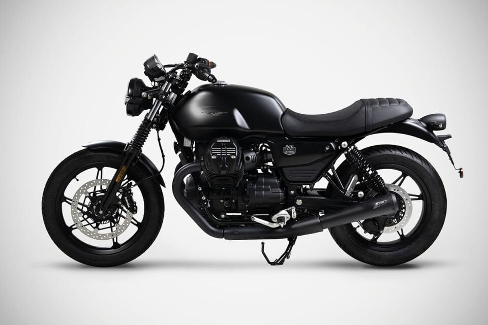 MOTO GUZZI V7 850 EGZOZ | ''TROFEO'' SLIP-ONS (2025)