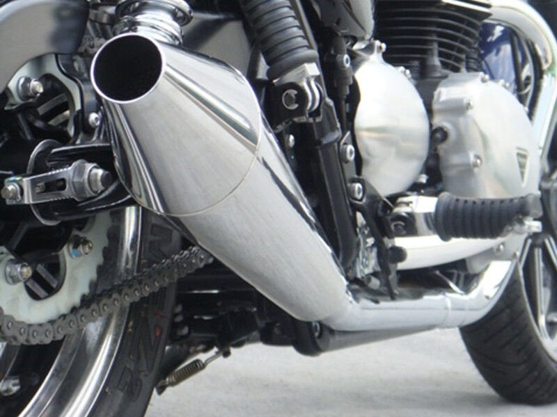 TRIUMPH BONNEVILLE T100 SE EGZOZ | ''CONICAL'' SLIP-ON (08-16)