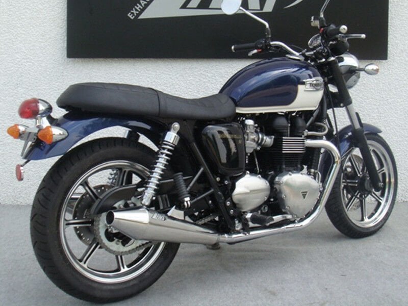 TRIUMPH BONNEVILLE T100 SE EGZOZ | ''CONICAL'' SLIP-ON (08-16)