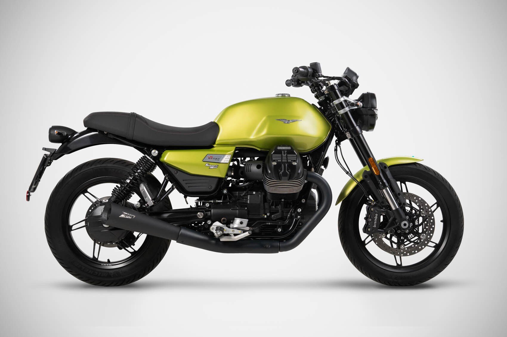 MOTO GUZZI V7 850 EGZOZ | ''EVO'' SLIP-ONS (2025)