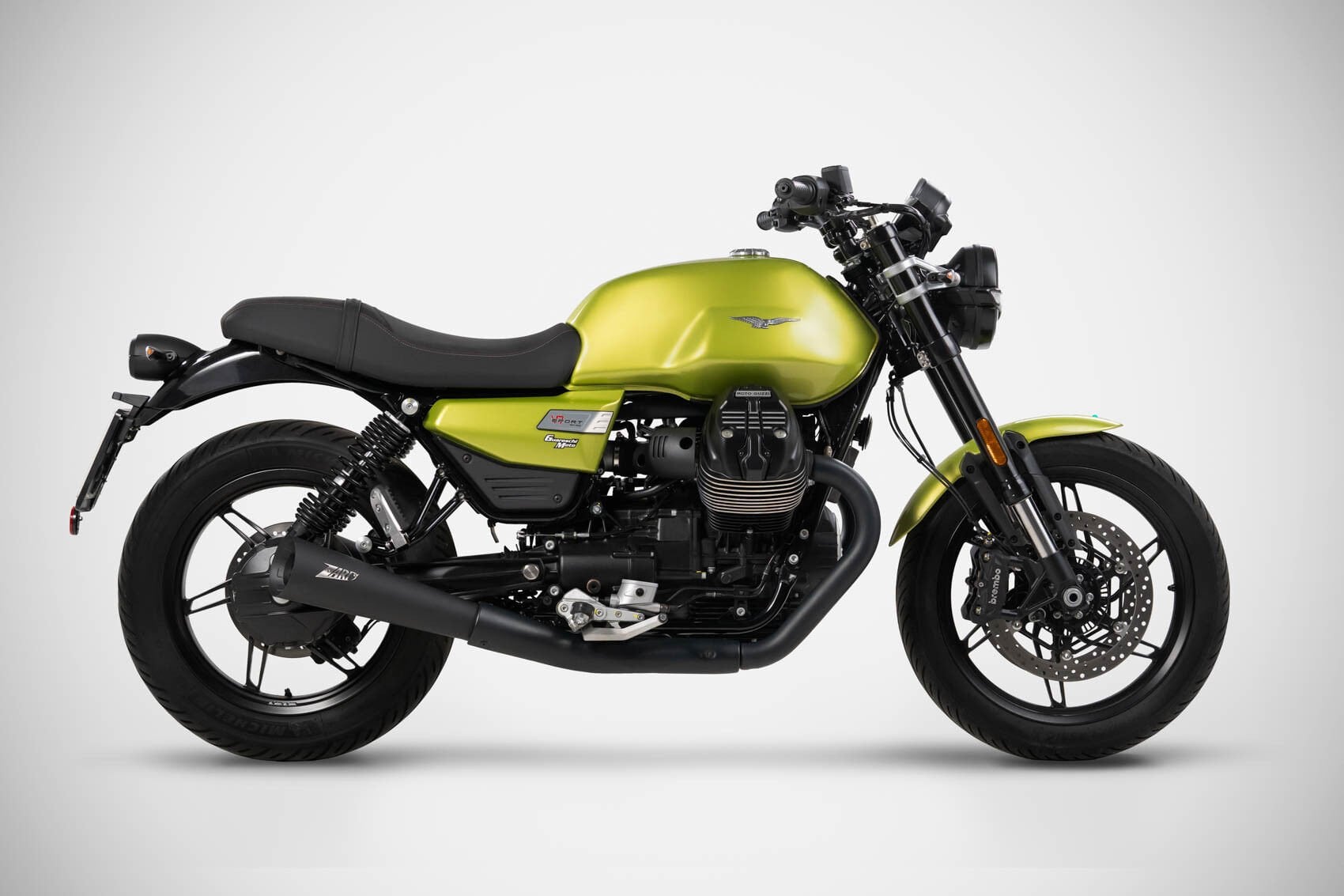 MOTO GUZZI V7 850 EGZOZ | ''EVO'' SLIP-ONS (2026)