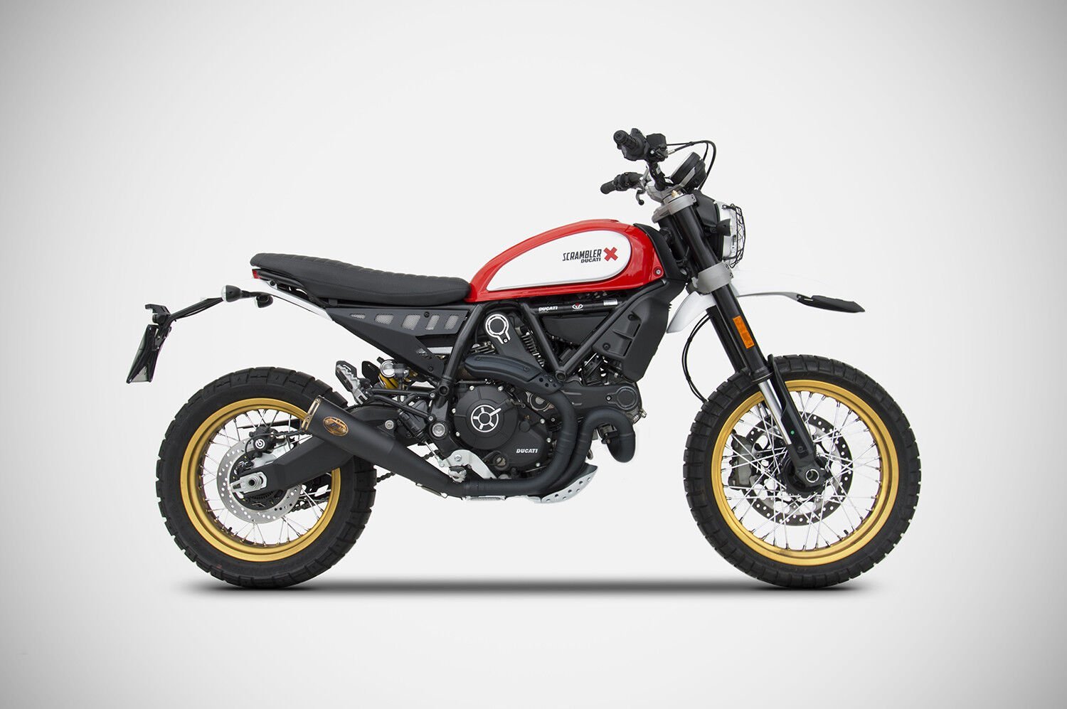 DUCATI SCRAMBLER DESERT SLED EGZOZ | ''ZUMA'' SLIP-ON (17-20)