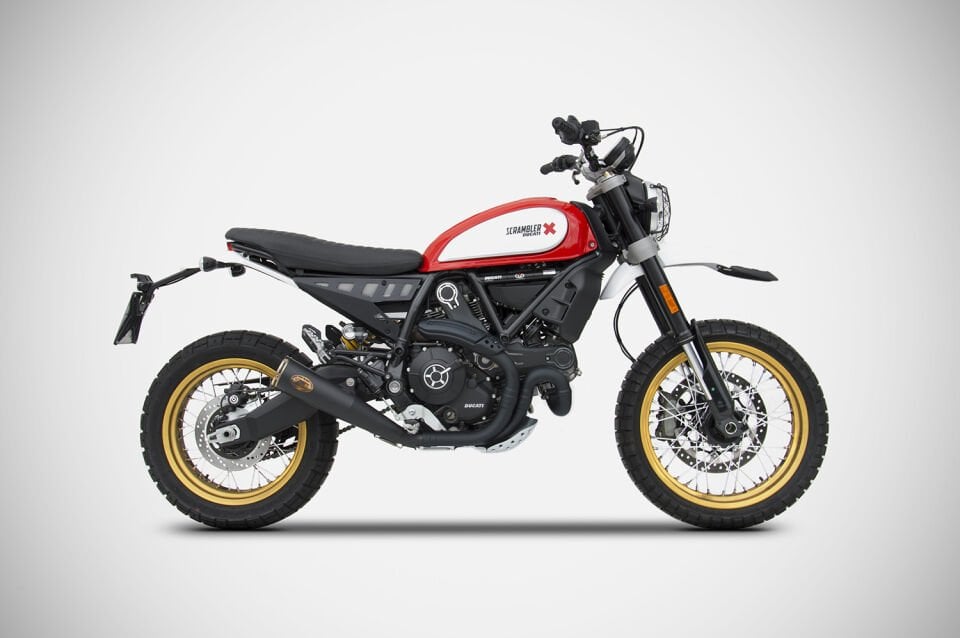 DUCATI SCRAMBLER DESERT SLED EGZOZ | ''ZUMA'' SLIP-ON (17-20)