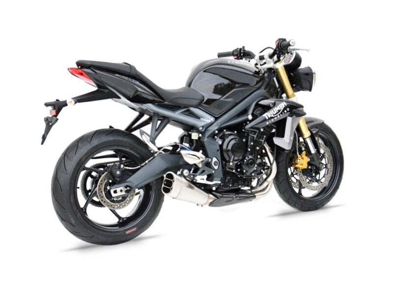 TRIUMPH STREET TRIPLE 675 EGZOZ | ''SHORT'' SLIP-ON (13-16)