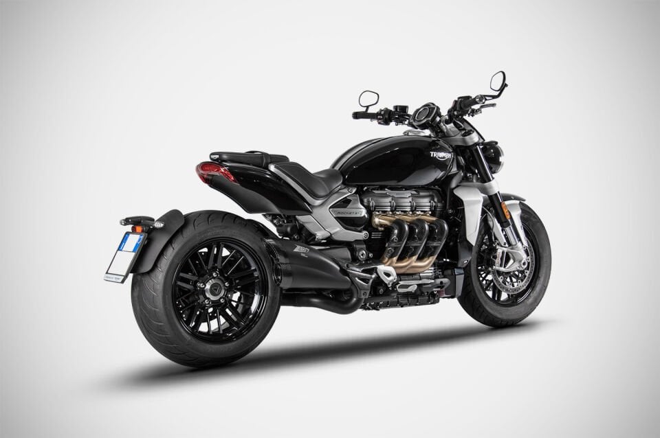 TRIUMPH ROCKET III EGZOZ | SLIP-ON (21-23)