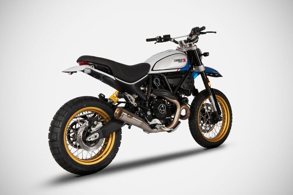 DUCATI SCRAMBLER DESERT SLED EGZOZ | ''ZUMA'' SLIP-ON (21-22)