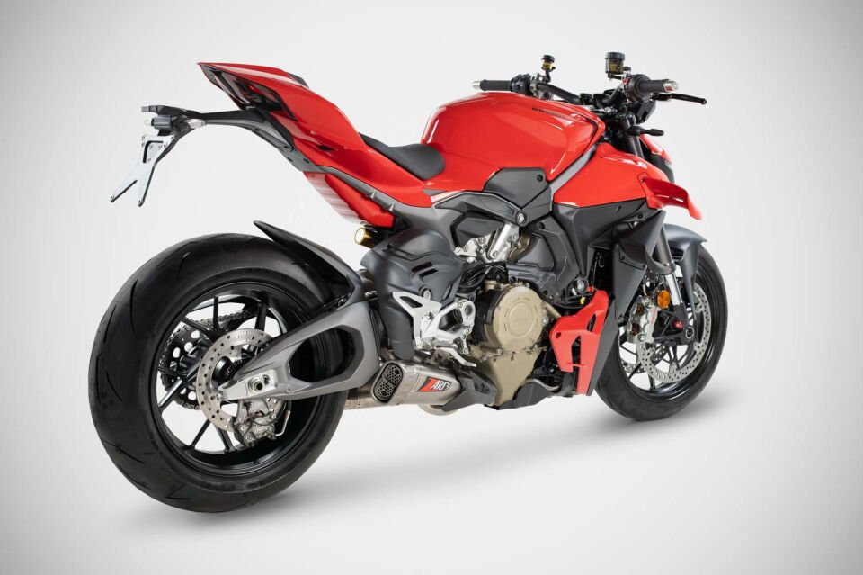 DUCATI STREETFIGHTER V4 EGZOZ | COMPENSED SLIP-ON (25-26)