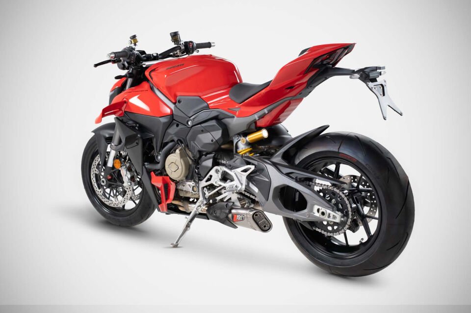 DUCATI STREETFIGHTER V4 EGZOZ | COMPENSED SLIP-ON (25-26)