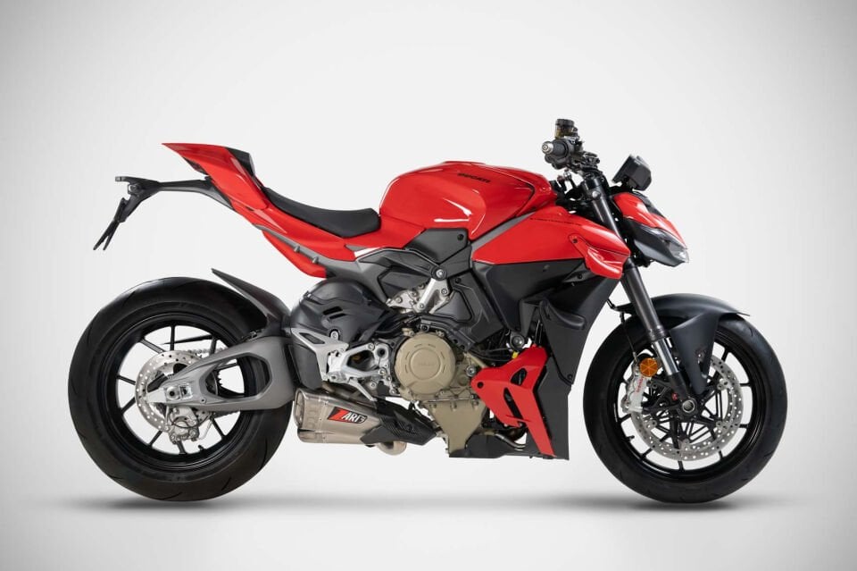 DUCATI STREETFIGHTER V4 EGZOZ | COMPENSED SLIP-ON (25-26)