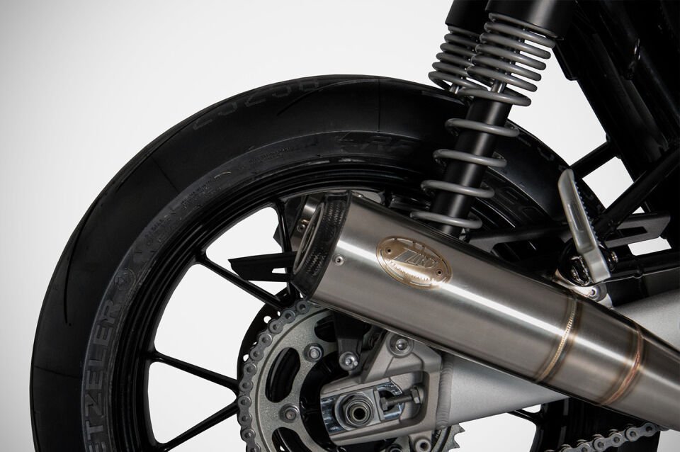 TRIUMPH SPEED TWIN 1200 EGZOZ | ''CONICAL'' SLIP-ON (21-23)