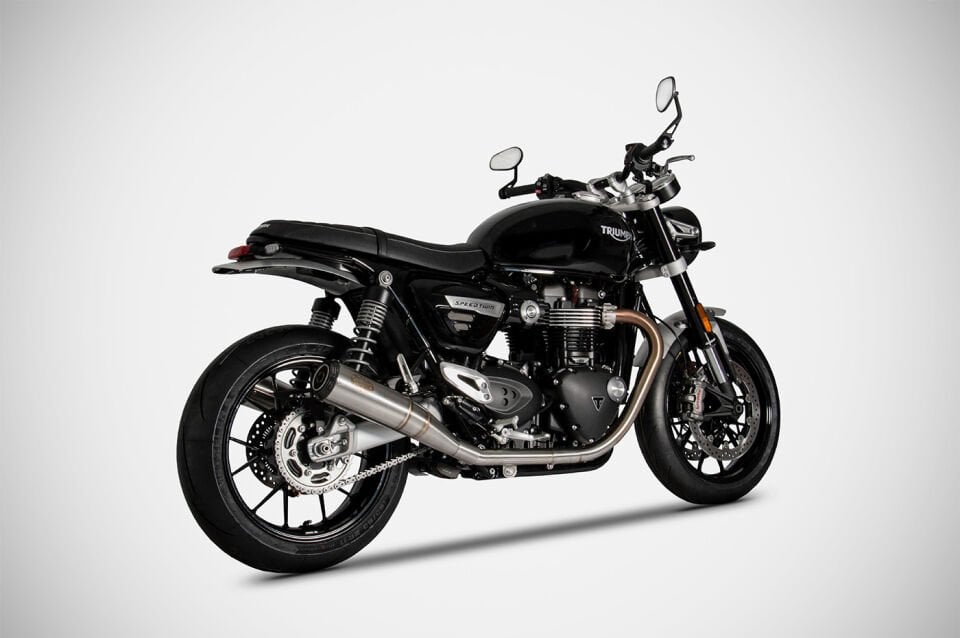 TRIUMPH SPEED TWIN 1200 EGZOZ | ''CONICAL'' SLIP-ON (21-23)