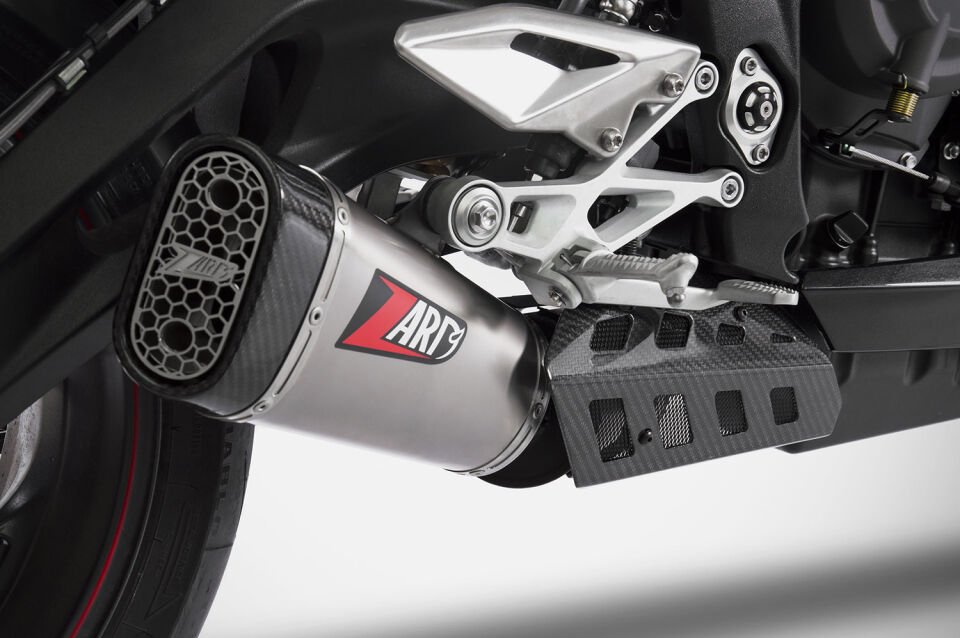STREET TRIPLE 765 EGZOZ | ''SHORT'' SLIP-ON (17-19)